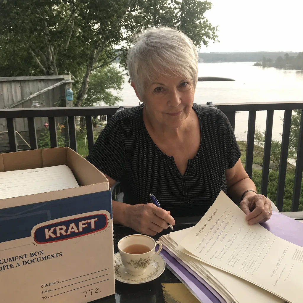 Marlene from Kelowna, BC with their Estate Kit